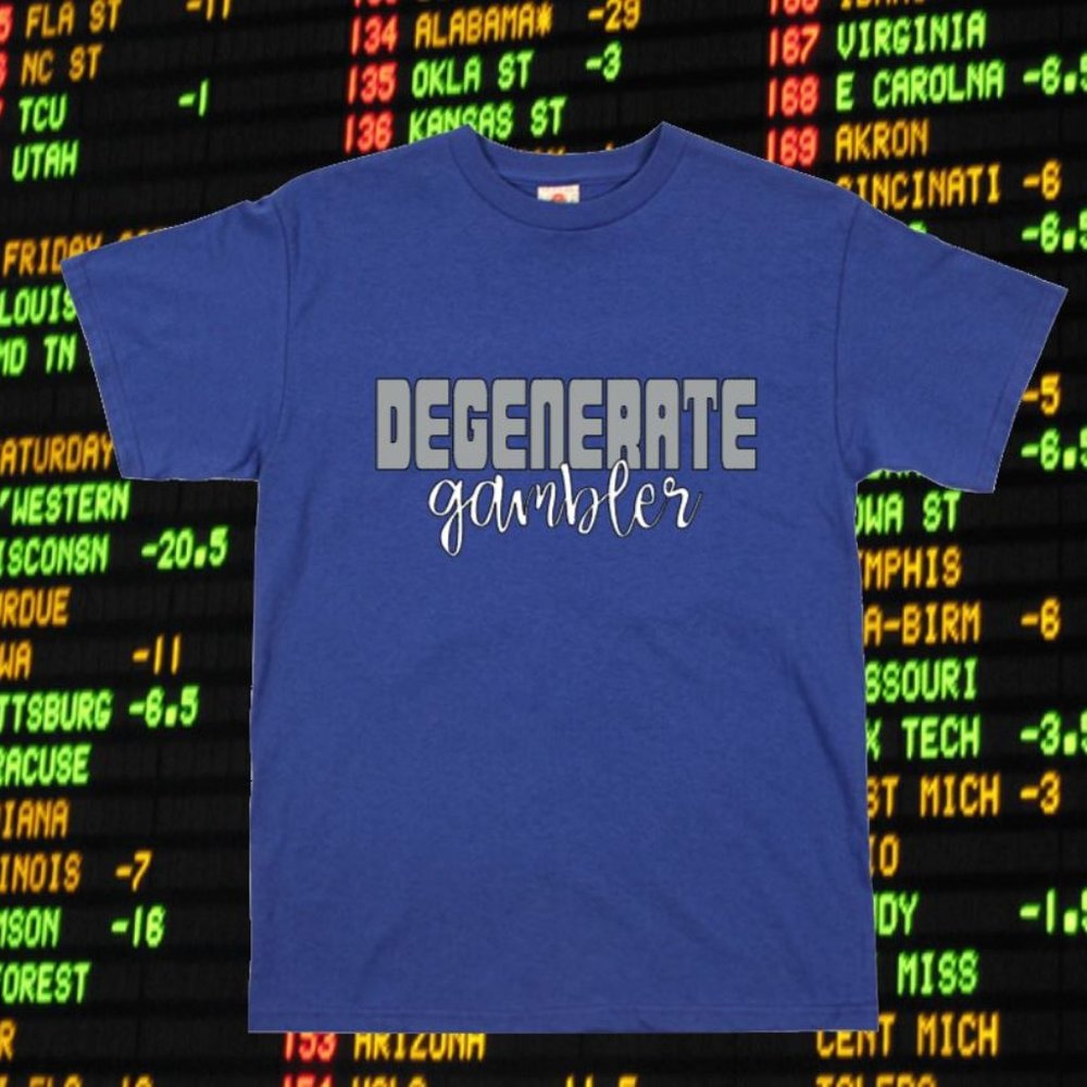 Degenerate Morals " Degenerate Gambler " Sports Betting Gambling Sportsbook
